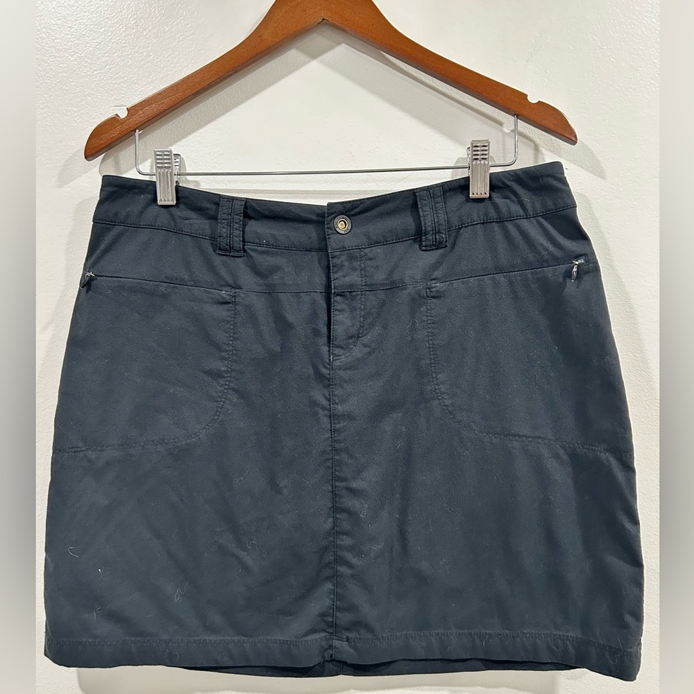 REI Solid‎ Black Womens Size 10 Lined Nylon Skirt  Athleisure Outdoor
